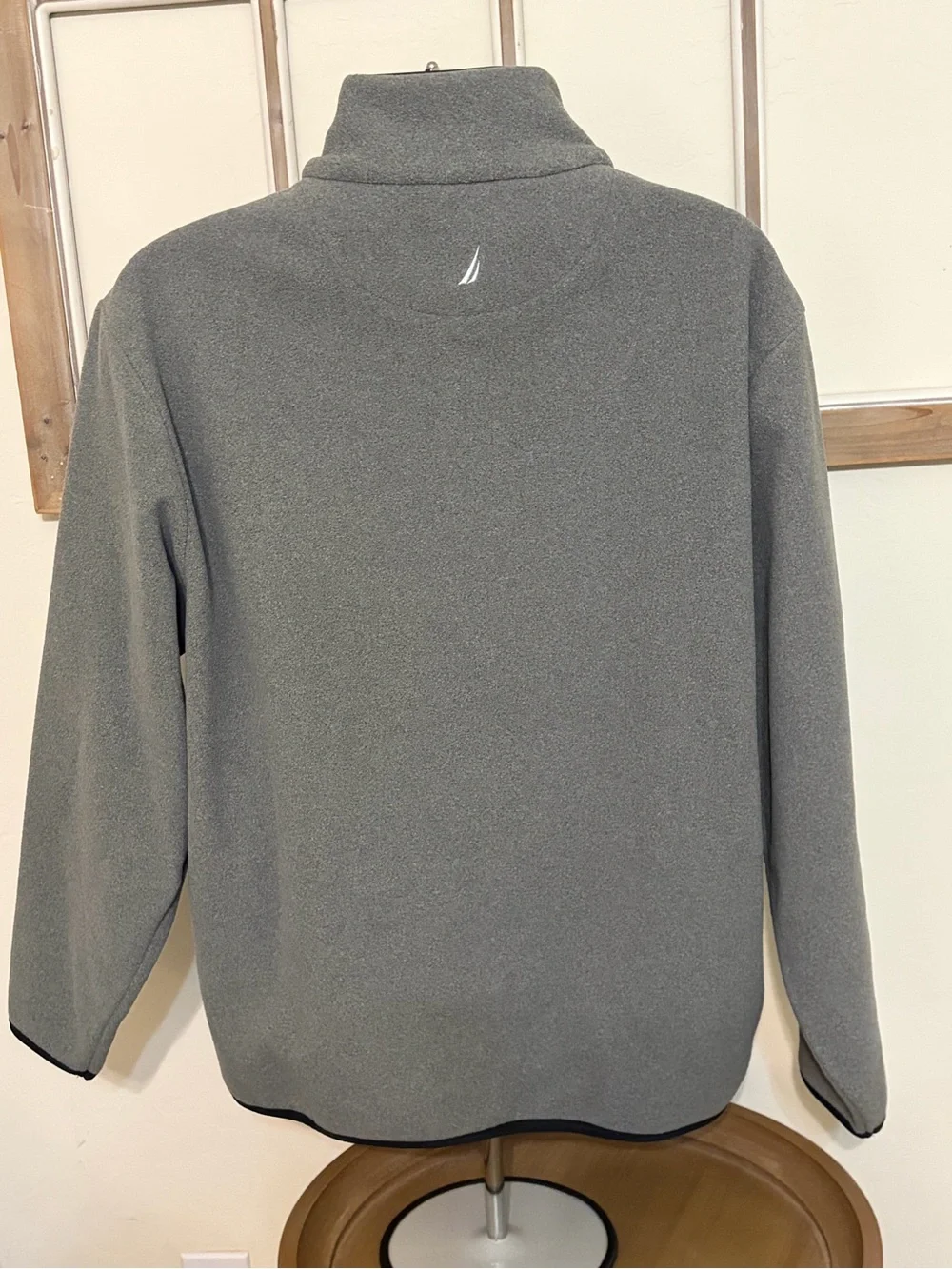 Nautica Men's Quarter-Zip Fleece Pullover - Gray